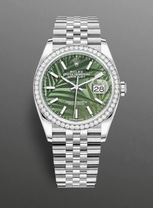 Suisses répliques montres deviennent à la mode avec la couleur verte.